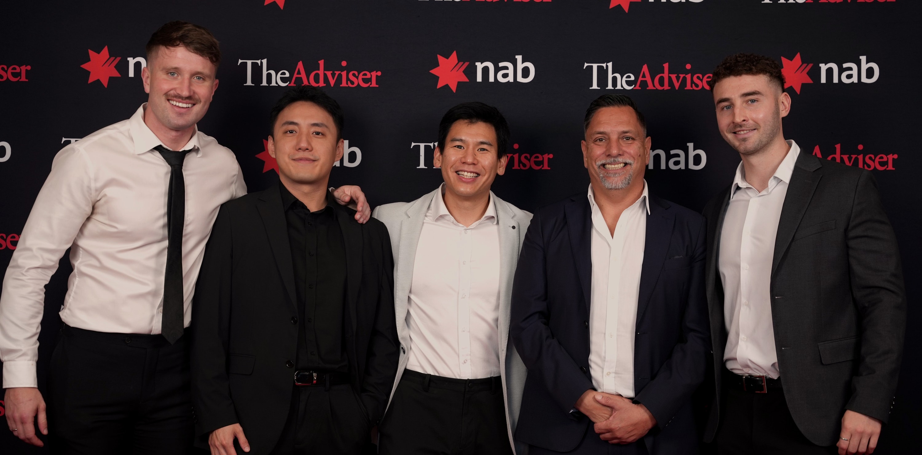 Kieran Ronan, Shawn Gao, Darren Yow, Nelson Marques and Daniel Harrington of Titan Capital at the Australian Broking Awards 2026